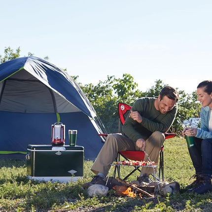 Tienda de campaña Coleman Sundome para 4 personas con doble techo, tienda impermeable que se monta en 10 minutos
