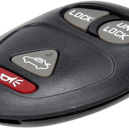 Dorman 13741 Keyless Entry Transmitter for Select Buick/Pontiac Models, Black