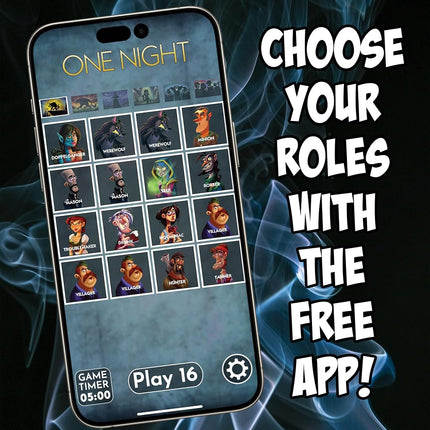 Bézier Games | One Night Ultimate Werewolf | Board Game | Ages 14+ | 3-10 Players | 10 Minutes Playing Time