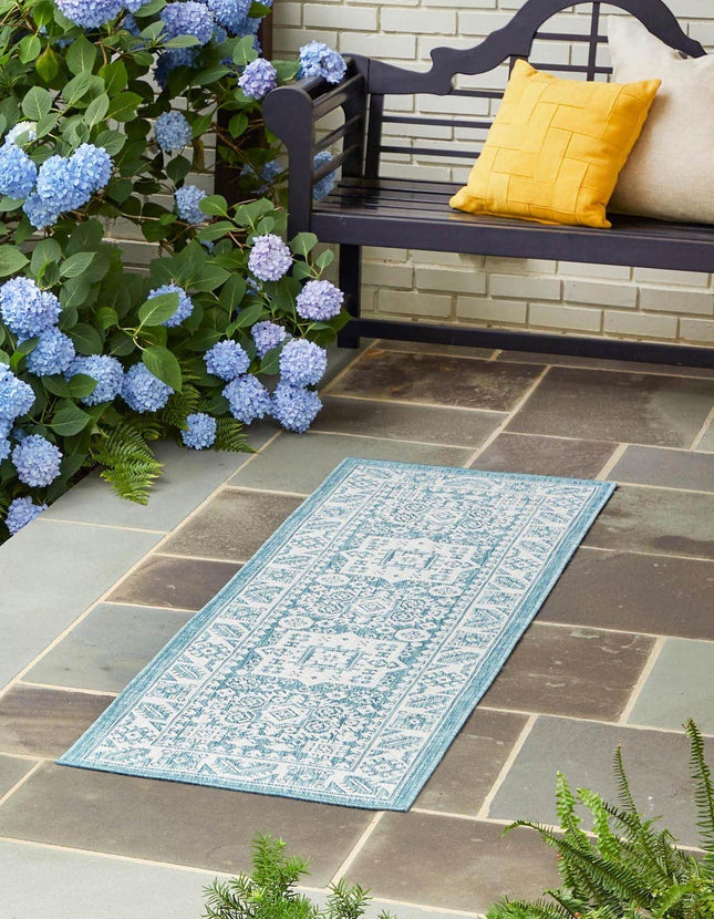 Unique Loom Outdoor Aztec Collection Area Rug - Ch