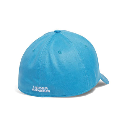 Under Armour Men's Blitzing Cap Stretch Fit, (452) Ether Blue / / White, M-L