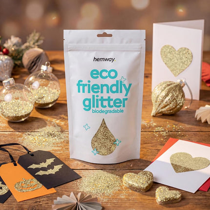 Hemway Eco Friendly Biodegradable Glitter 100g / 3.5oz Bio Cosmetic Safe Sparkle Vegan for Face, Eyeshadow, Body, Hair, Nail and Festival Makeup, Craft - 1/128" 0.008" 0.2mm - Red