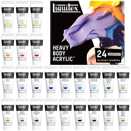 Liquitex Professional Heavy Body Acrylic Paint, 24