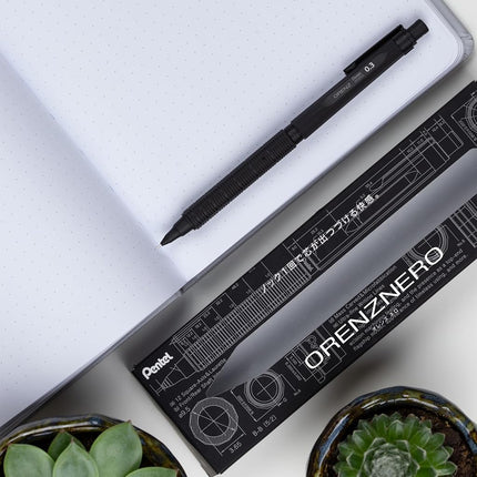 Pentel Orenz Nero Automatic Mechanical Pencil, 0.3mm, Metal Barrel, 1PK