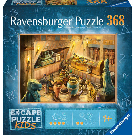 Ravensburger - The Ancient Egypt, Escape Kids, 368 Pieces, Puzzle Children, Recommended Age 9+
