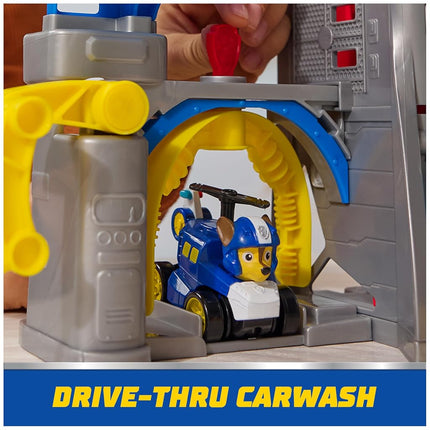 Paw Patrol: Air Rescue, Pup Squad Adventure Bay Airport Playset, with Chase Toy Car Vehicle Launcher, Kids Toys for Boys and Girls 3+