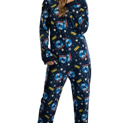 INTIMO Polar Express Adult Believe Hooded One-Piec