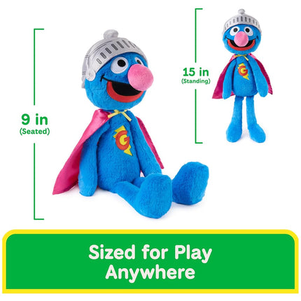 GUND Sesame Street Super Grover Toothpick 15-Inch Plush Toy, Ages 1+