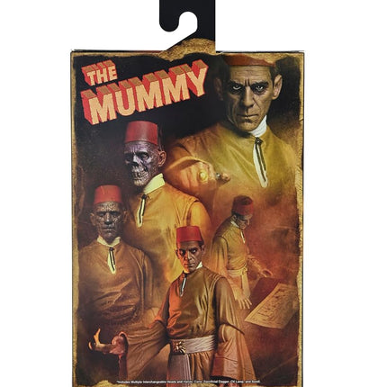 NECA Universal Monsters La Momie Figurine, Karloff l'Étrange, avec Accessoires