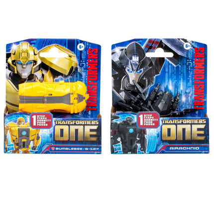 Transformers: Transformers: Bumblebee (B-127) et Airachnid, figurines robots de 10 cm, jouets interactifs pour garçons et filles à partir de 6 ans