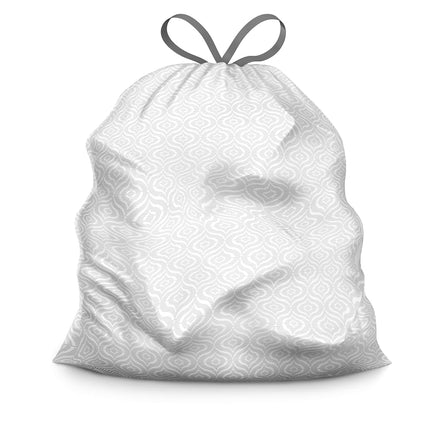 Color Scents Tall Kitchen Trash Bags - 13 Gallon, 20 Bags (1 Pack of 20 Count), Drawstring - White Bag in Lavender + Sage Scent with Microban