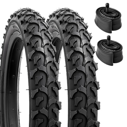 YunSCM 2 PCS,14x2.125 Bike Tires,14x2.125 57-254 B