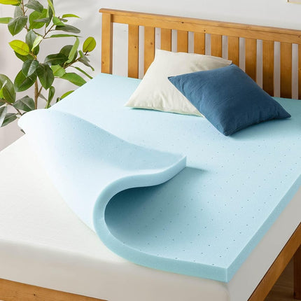 Best Price Mattress Full Mattress Topper - 1.5 Inch Gel Memory Foam Bed Topper with Cooling Mattress Pad, Full Size
