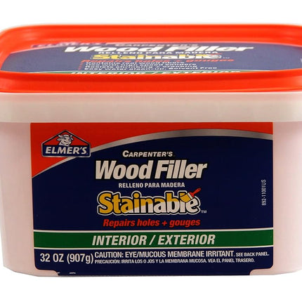 Relleno para madera teñible Elmer's E892 de 32 oz