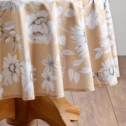 Maison d' Hermine Table Cloth Round Table Reusable 100% Cotton 63" Diameter