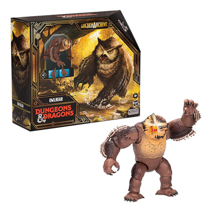 Hasbro Dungeons & Dragons Golden Archive figurine Owlbear 21 cm, Black