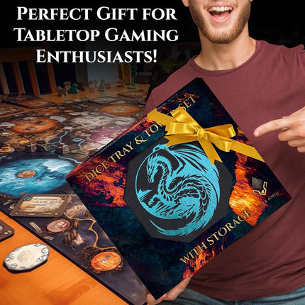 Soar Forge All-in-One Game Roamer - Dice Tray & Tower for DND and RPG