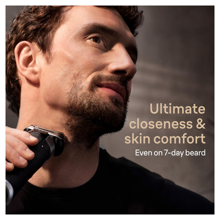 Braun Series 9 9517s PRO+ Electric Razor for Men, 5 Pro Shave Elements & Precision Long Hair ProTrimmer, Charging Stand, Braun�s Best for Smooth Skin, Wet & Dry Electric Razor with 60min Runtime