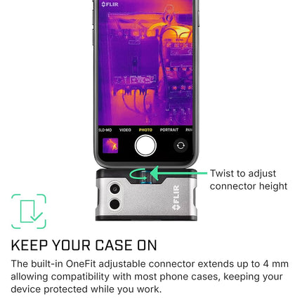 Flir One Thermal Imaging Camera for iPhone Lightning, 240x180 MSX