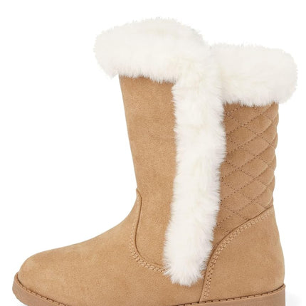Gymboree girl's and Toddler Casual Boots Fashion, Tan, 13 Little Kid