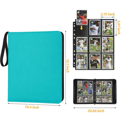 Foalgo Trading Card Binder, Card Collection Binder Album Folder with 720 Side Loading Pockets, 9 Pocket Trading Card Album Folder for TGC,MTG, Baseball Cards, Yugioh
