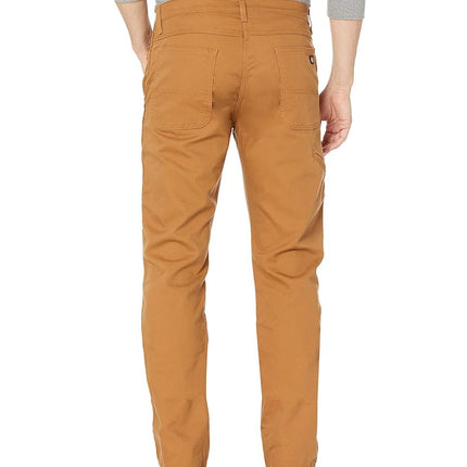 Dickies Men's Tough Max Duck Double Knee Pant, Stonewashed Brown Duck, 36W x 34L