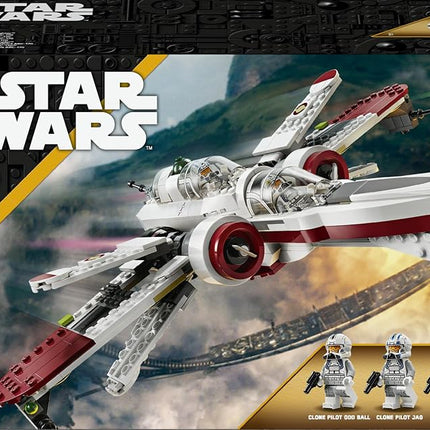 LEGO Star Wars ARC-170 Starfighter Building Toy for 9+ Year Old Boys & Girls, Vehicle Set with 3 Minifigures, Plus an R4-P44 Droid Figure, Buildable Kids Toy for Revenge of The Sith Fans 75402