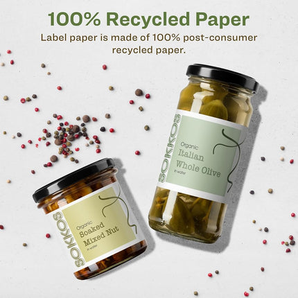 Avery EcoFriendly Matte White Recycled Rectangle Labels, 2.25" x 7.75", Print-to-The-Edge, Matte White Labels, Permanent Label Adhesive, Laser/Inkjet, 400 Printable Labels