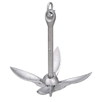 SEACHOICE Folding Grapnel Anchor 3-1/2 lbs. 41000, One Size, Steel