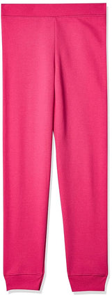Hanes EcoSmart Joggers, Cotton Sweatpants for Girls, Soft Fleece Joggers, Amaranth, X-Small