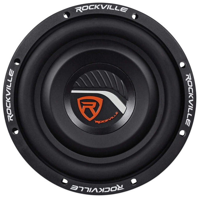 Rockville W8T4-S4 8" Shallow Mount 1000w Car Subwo