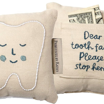 PBK Tooth Fairy Pillow, 1 Count (Pack of 1), Blue