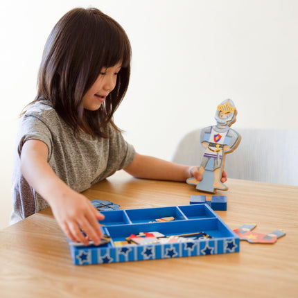 Melissa & Doug Joey - Set magnético de madera para disfrazarse y jugar (más de 25 piezas)