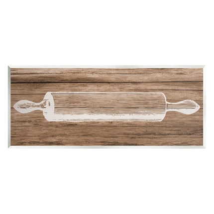 Stupell Industries Rustic Kitchen Rolling Pin Wood Wall Art, Design by Lil' Rue