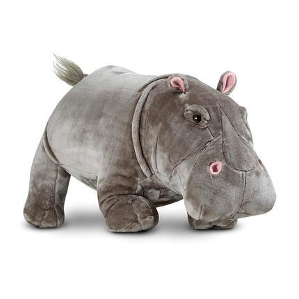 Melissa & Doug Giant Hippopotamus - Lifelike Stuffed Animal (Over 2 feet Long)