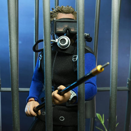 NECA - Jaws Shark Cage Hooper 8 Clothed Action Figure