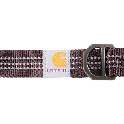 Carhartt Nylon Webbing Dog Collar, Fully Adjustable, with Durable Side Buckle, Wine Red, Size M