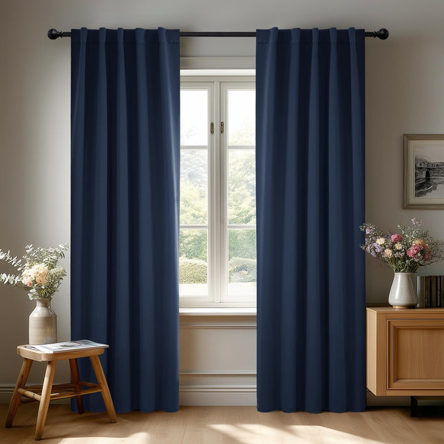 Deconovo Rod Pocket and Back Tab Blackout Curtains