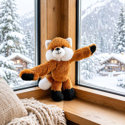 Wild Republic Red Fox, Plush Toy, Slap Bracelet, Stuffed Animal, Kids Toys, Huggers 8 Inches