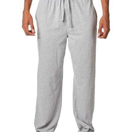 Fruit of the Loom Mens Jersey Knit Pyjama Bottoms, Light Grey Mottled (Pack of 1), 4X