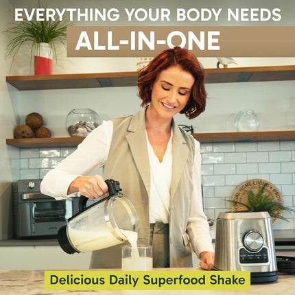 All-In-One Superfood Protein Shake | Complete Superfood Shake (Vanilla, Plant Based)