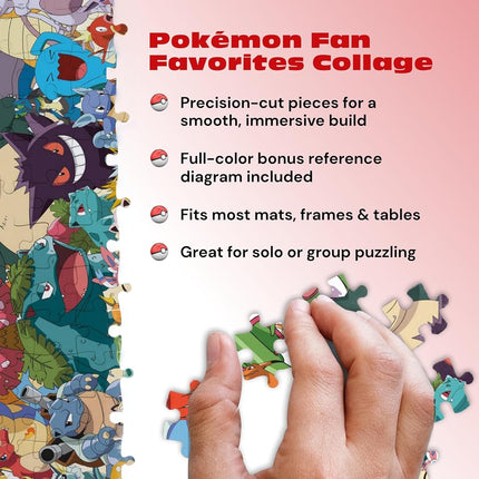 Buffalo Games - Pokémon - Fan Favorites - 300 Large Piece Jigsaw Puzzle Multicolor, 21.25"L X 15"W