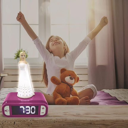 LEXIBOOK, Frozen Nightlight Alarm Clock, RL800FZ