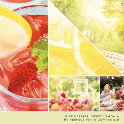 Ambientador Yankee Candle Paper Car Jar, Iced Berry Lemonade, ambientador colgante para coche para neutralizar olores y fragancia duradera, refrescante aroma de verano, 1 unidad (paquete de 10)
