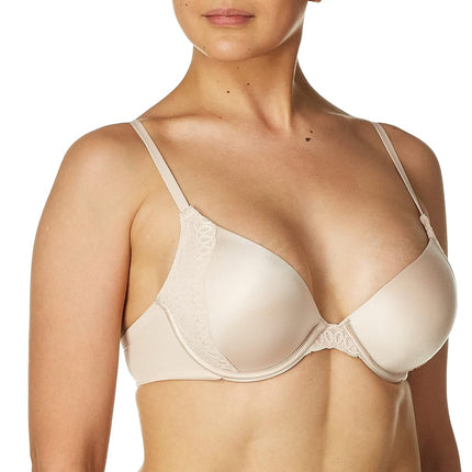 Maidenform Soutien-gorge à armatures Natural Boost Demi T-Shirt pour femme, Sandshell, 38C