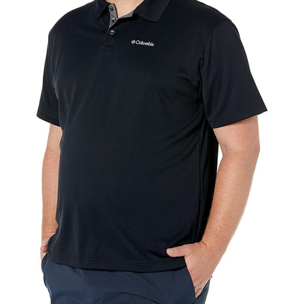 Columbia Men's Utilizer Polo Polo Shirt, Black, Size XL