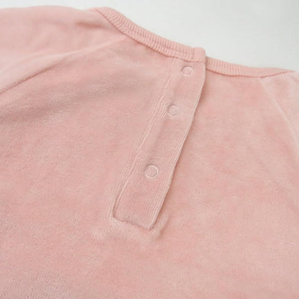 HonestBaby Multipack Short Romper Sets and Dresses 100% Organic Cotton for Infant Baby and Toddler Boys, Girls, Unisex, Dusty Pink, 12 Months