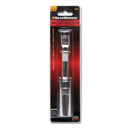 GEARWRENCH 3/8" Drive 6 Pt. 5/8" x 6" Magnetic Swivel Spark Plug Socket - 80546