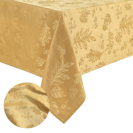 Elrene Home Fashions Elegant Woven Leaves Jacquard