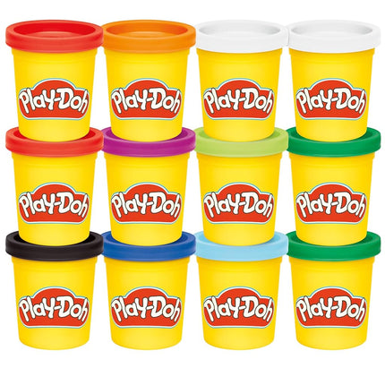 Play Doh Jewel Colors Bulk 12-Pack of 4-Ounce Cans, Party Favors, Back to School Gifts, Prizes, & Party Favors, Kids Arts & Crafts, Preschool Toys, Ages 2+ (Amazon Exclusive)